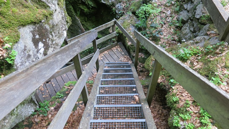 de Tête Noire et Grotte aux Nymphes, randonnée visite à Trient